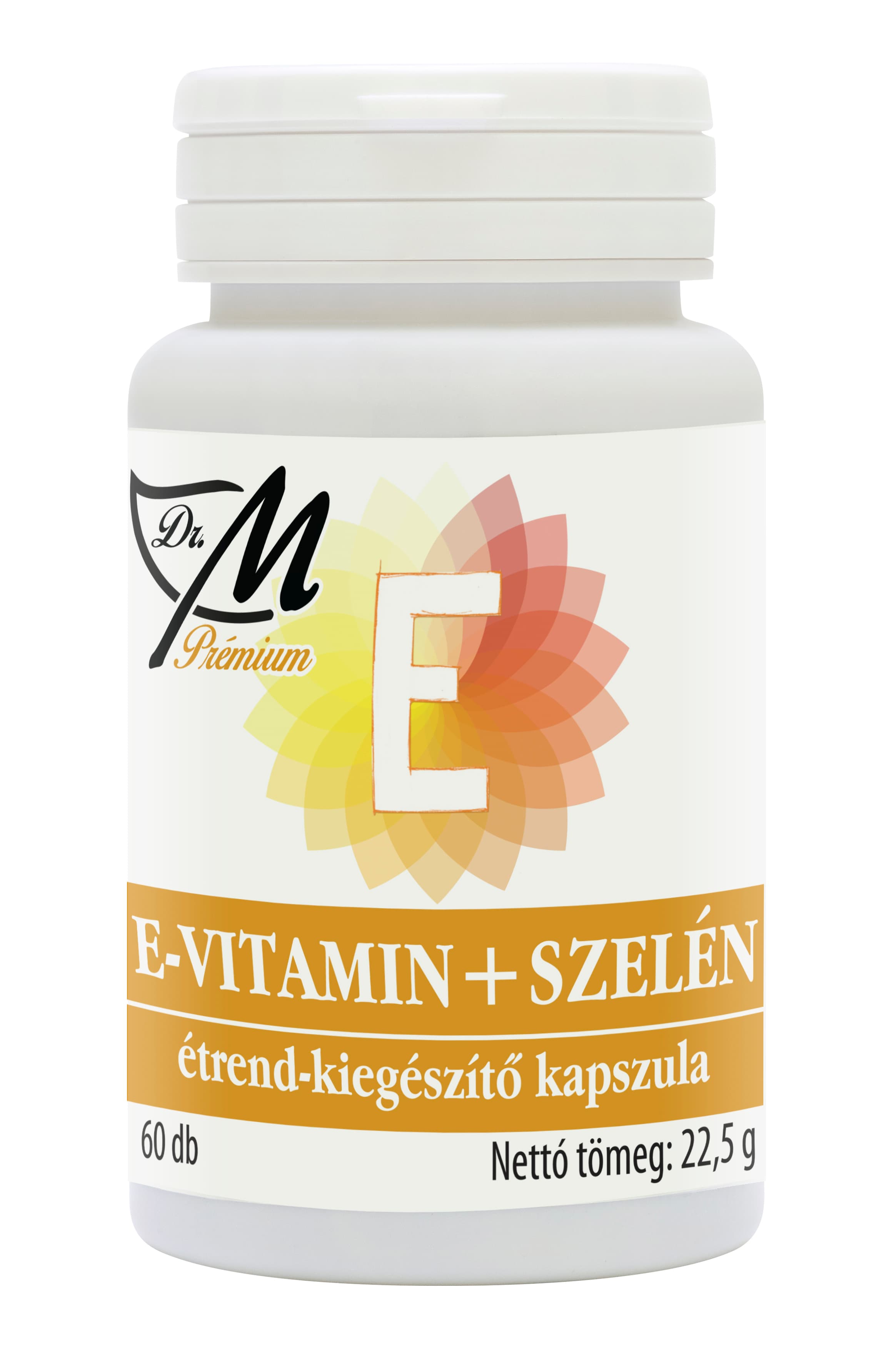Dr.m prémiový vitamín E + selén doplnok stravy kapsuly 60 ks