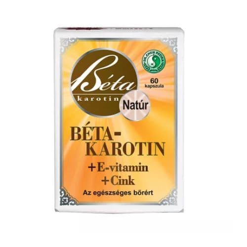 Dr.chen beta-karotén+E-vitamin+zinok kapsula 60 ks