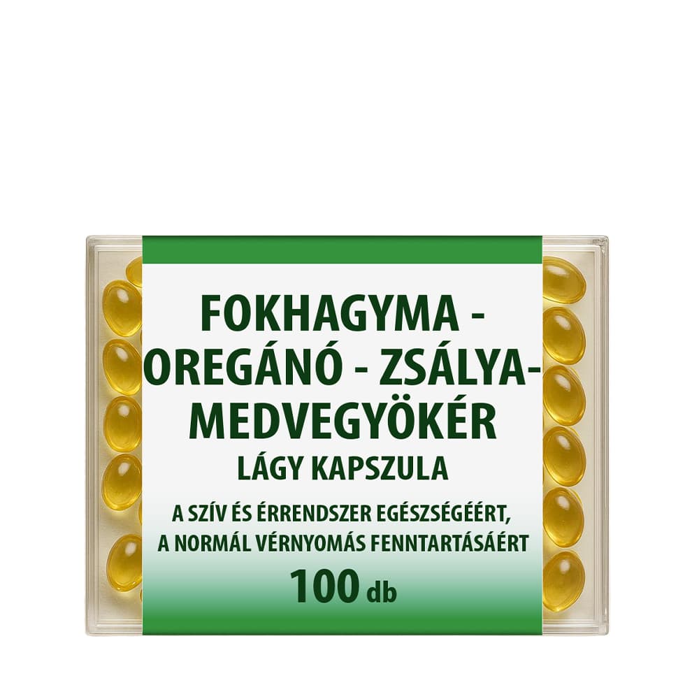 Dr.chen cesnak-oregano-salvia medvedí koreň kapsule 100 ks