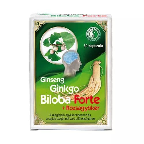 Dr.chen ginseng ginkgo b. forte+rozchodnica ružová kapsula 30 ks