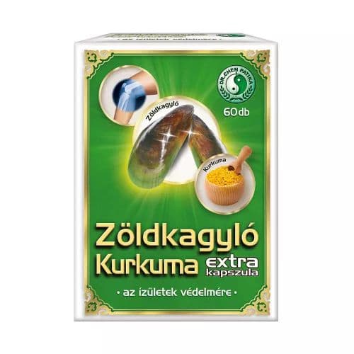 Dr.chen zelená mušľa kurkuma forte kapsula 60 ks