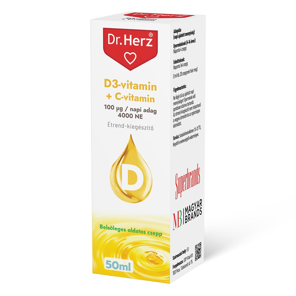 Dr.herz D-vitamín kvapky 50 ml