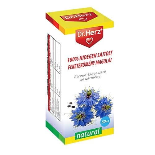 Dr.herz čierny kmín olej 100% lisovaný za studena 50 ml