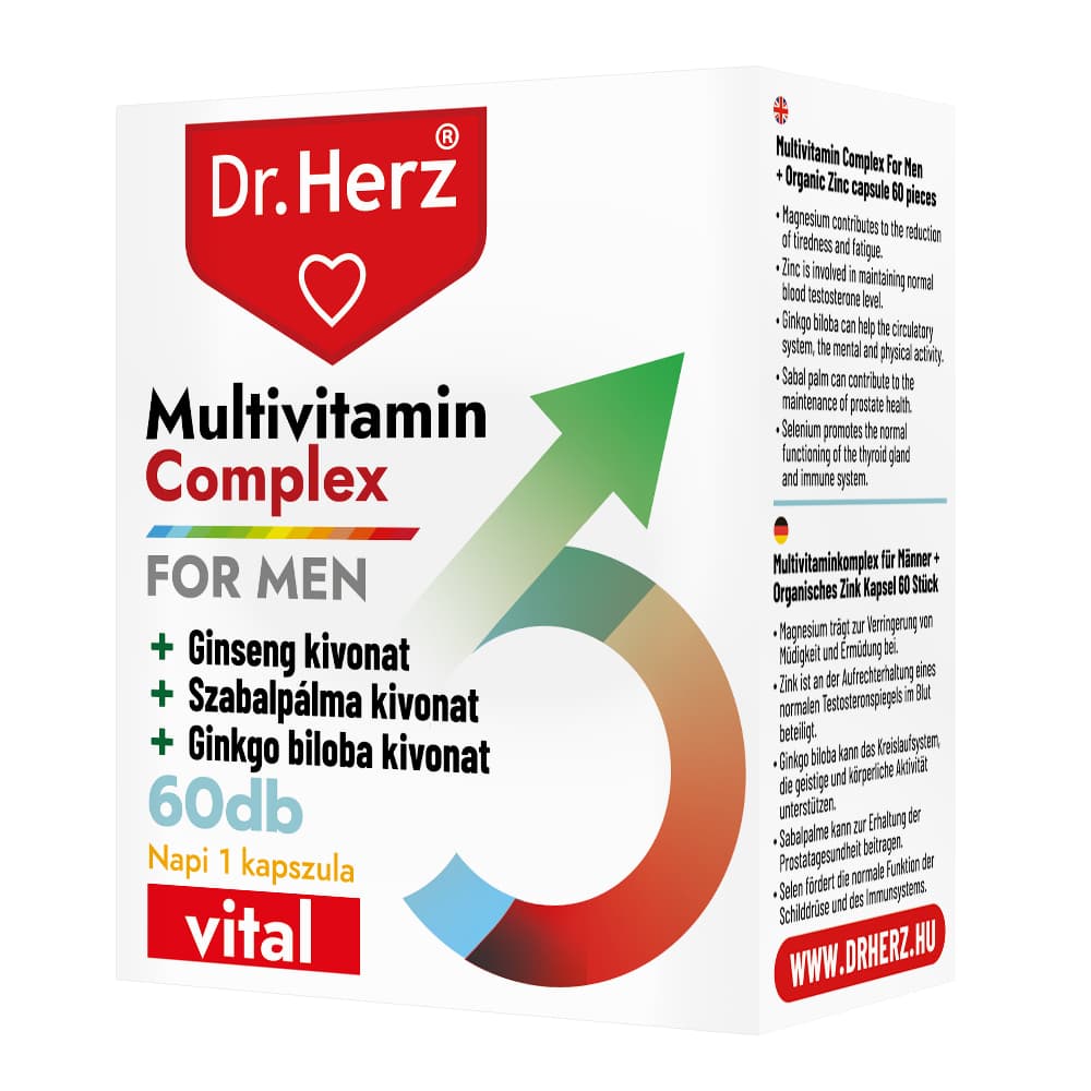 Dr.herz multivitamín pre mužov kapsule 60 ks