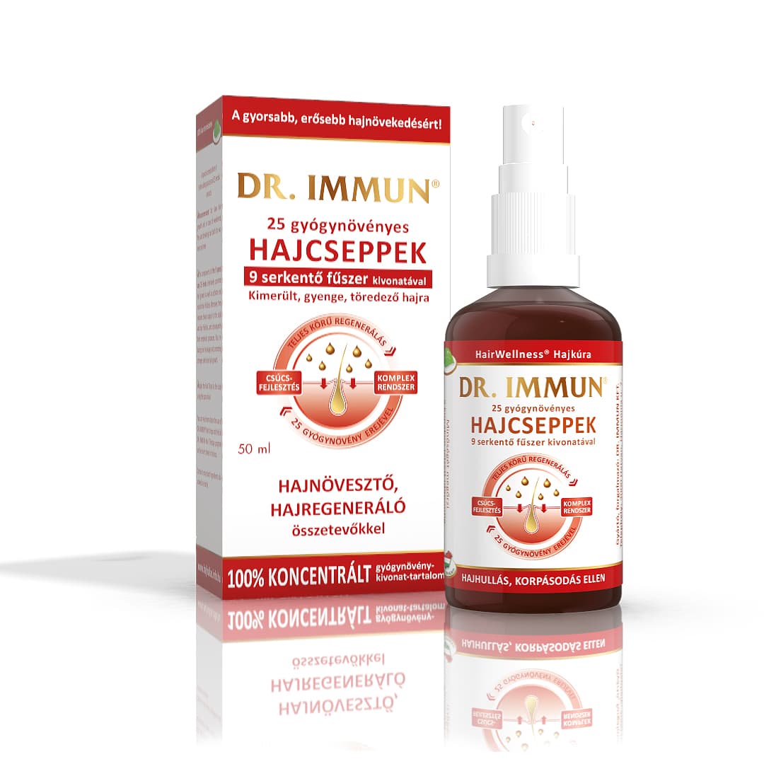 DR. IMMUN Vlasové Tonikum s Aktivačnou Silou Korenín 50 ml - 85322