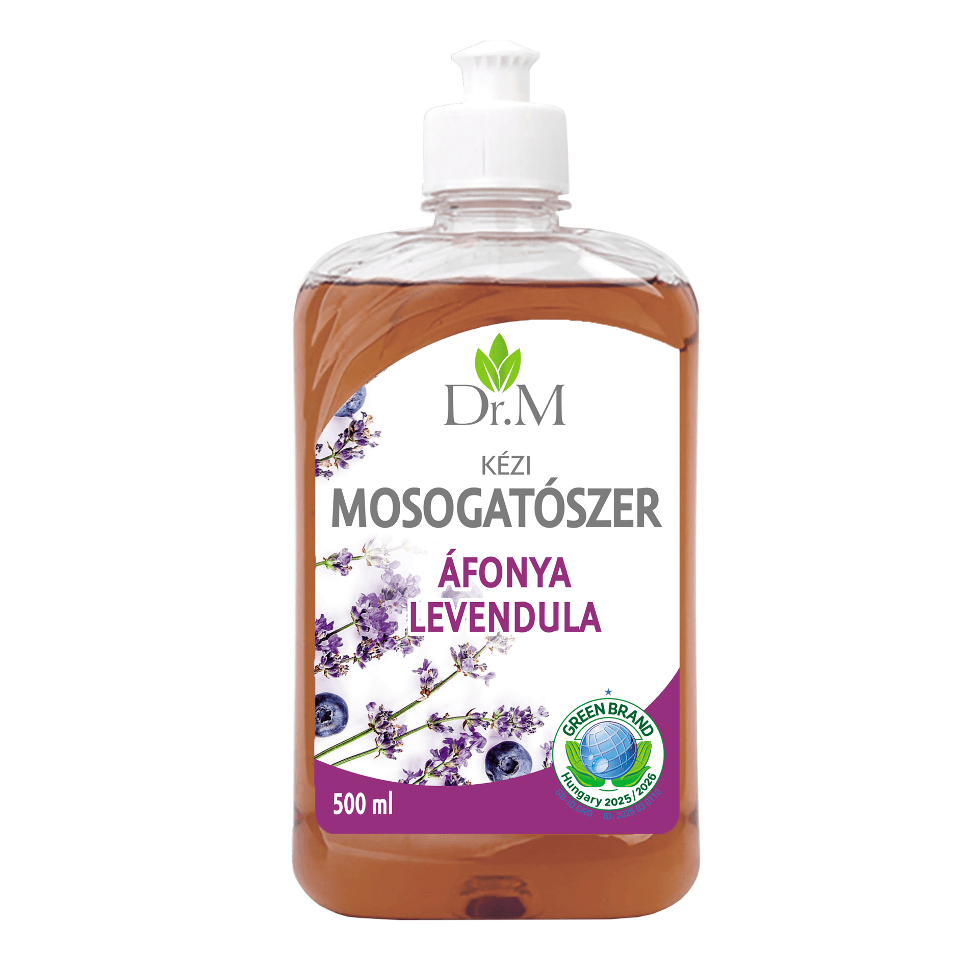 Dr.m ručný umývací prostriedok čučoriedka a levanduľa 500 ml