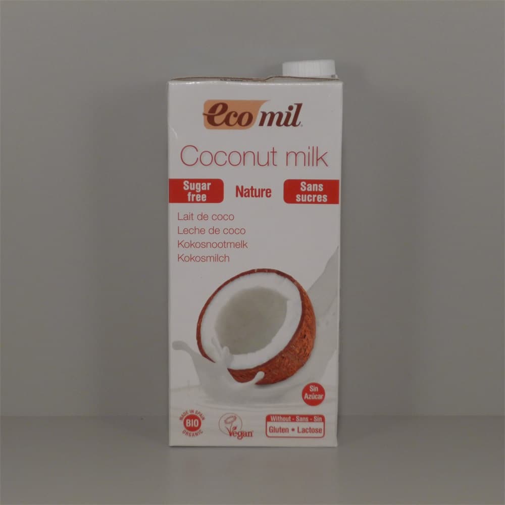 Ecomil bio kokosové mlieko bez pridaného sladidla 1000 ml