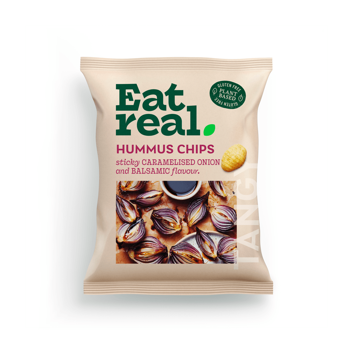 Eat Real hummus chips s príchuťou karamelizovanej cibule a balzamikového octu 45 g