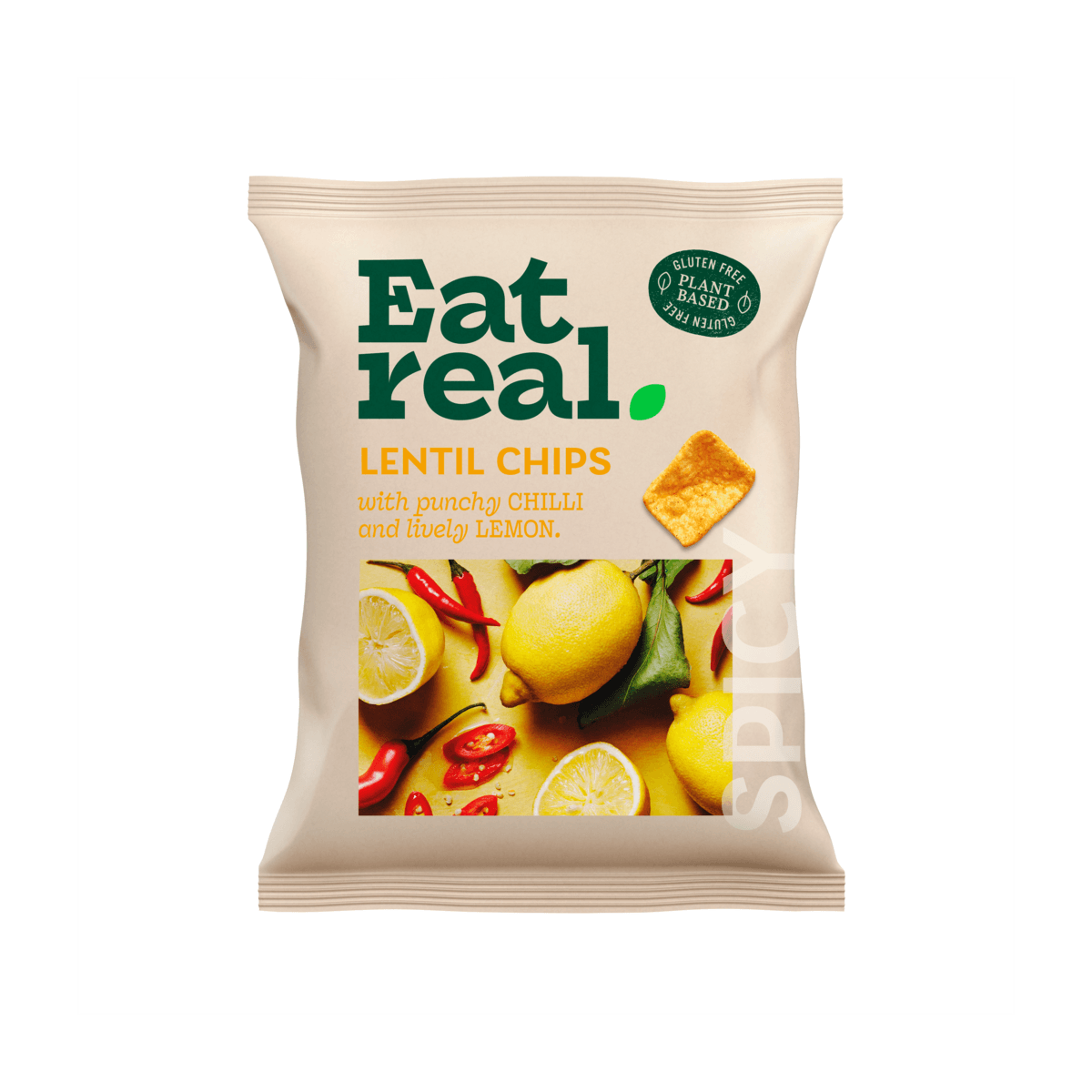 Eat Real šošovicové chipsy s chilli a citrónom 40 g