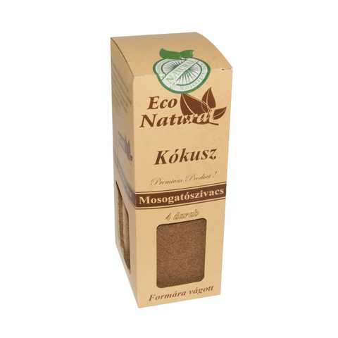Eco Natural kokosová umývacia špongia rezaná na tvar 4 ks