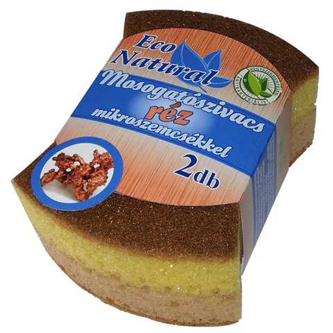 Eco Natural umývací špongia s medenými mikročiastočkami 2 ks