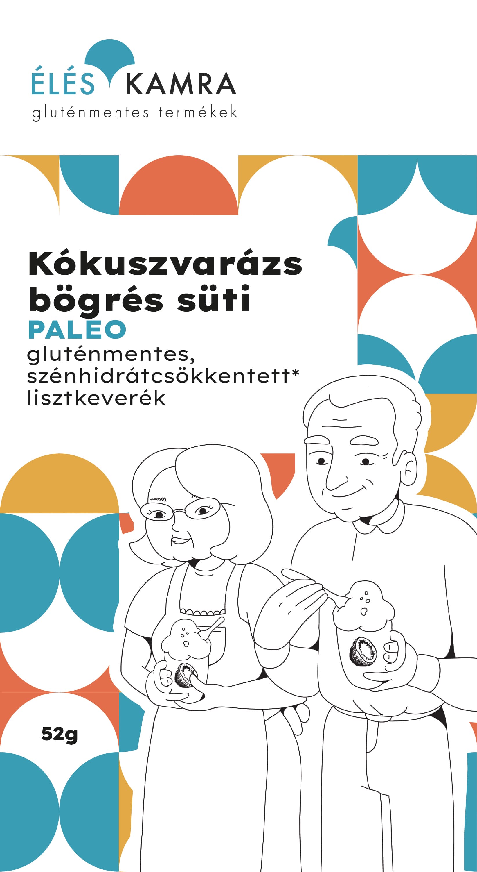 Éléskamra Paleo Kokosová Zmes na Hrnčekový Koláč 52 g