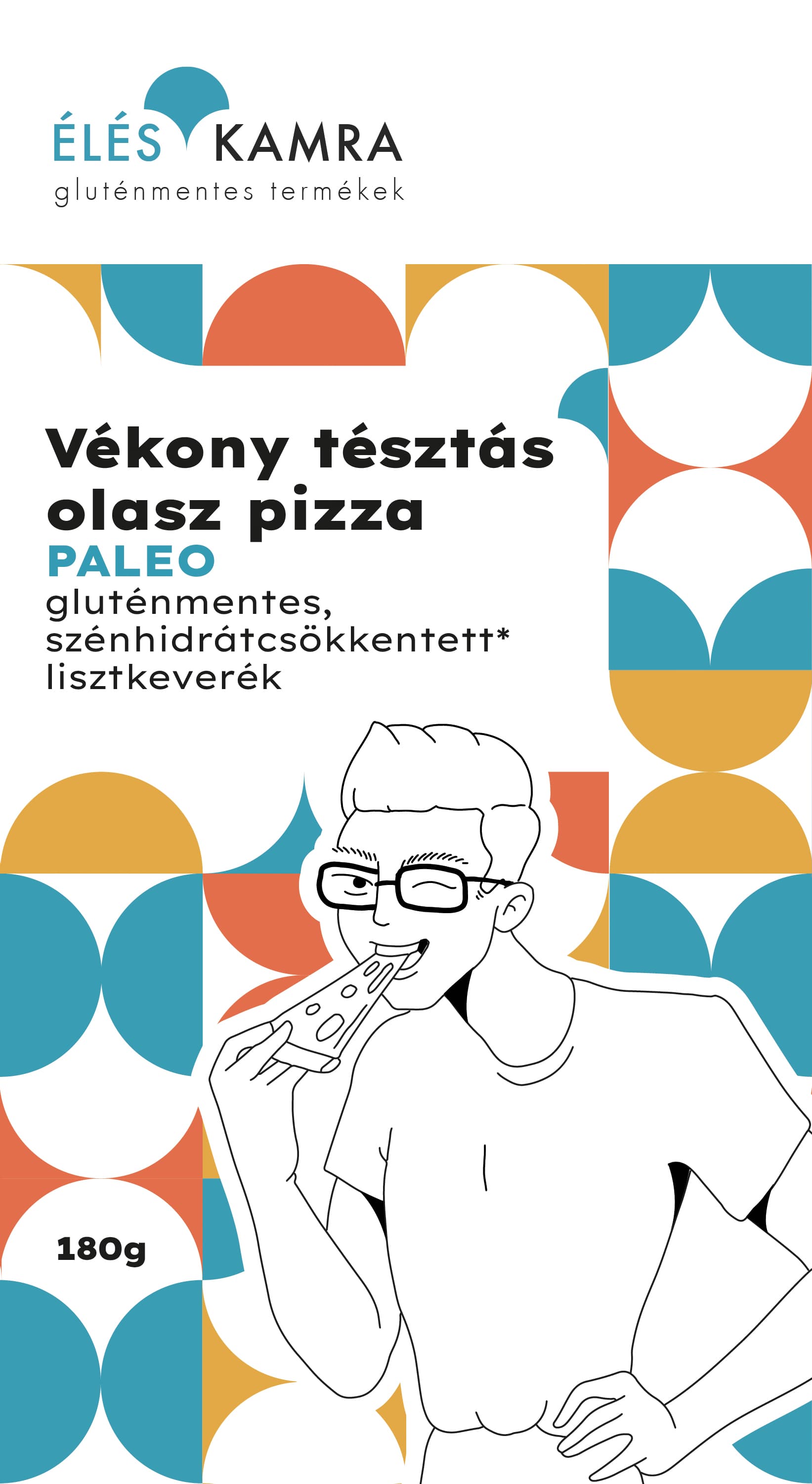Éléskamra paleo múčna zmes na taliansku pizzu s tenkým cestom 180 g