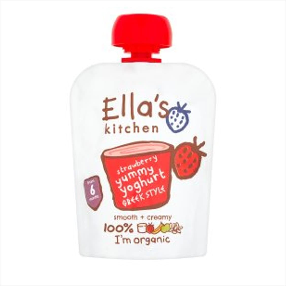 Ella's Kitchen BIO Jahody s jogurtom 90 g