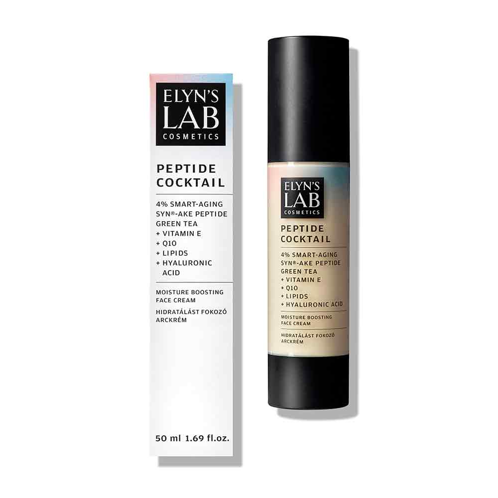 Elyn's Lab Hydratačný pleťový krém Peptide Coctail 4 % Smart-Aging Syn-Ake Peptide, 50 ml