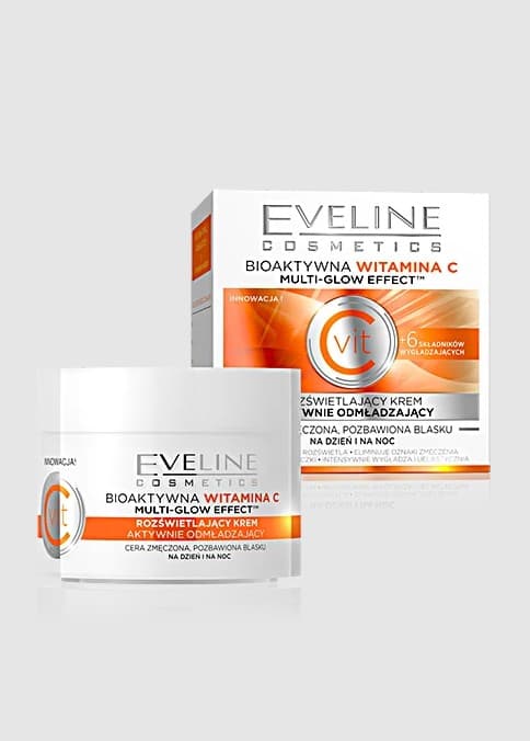 Eveline Nature Line bioaktívny vitamín C obnovujúci denný a nočný krém na tvár 50 ml- 93781