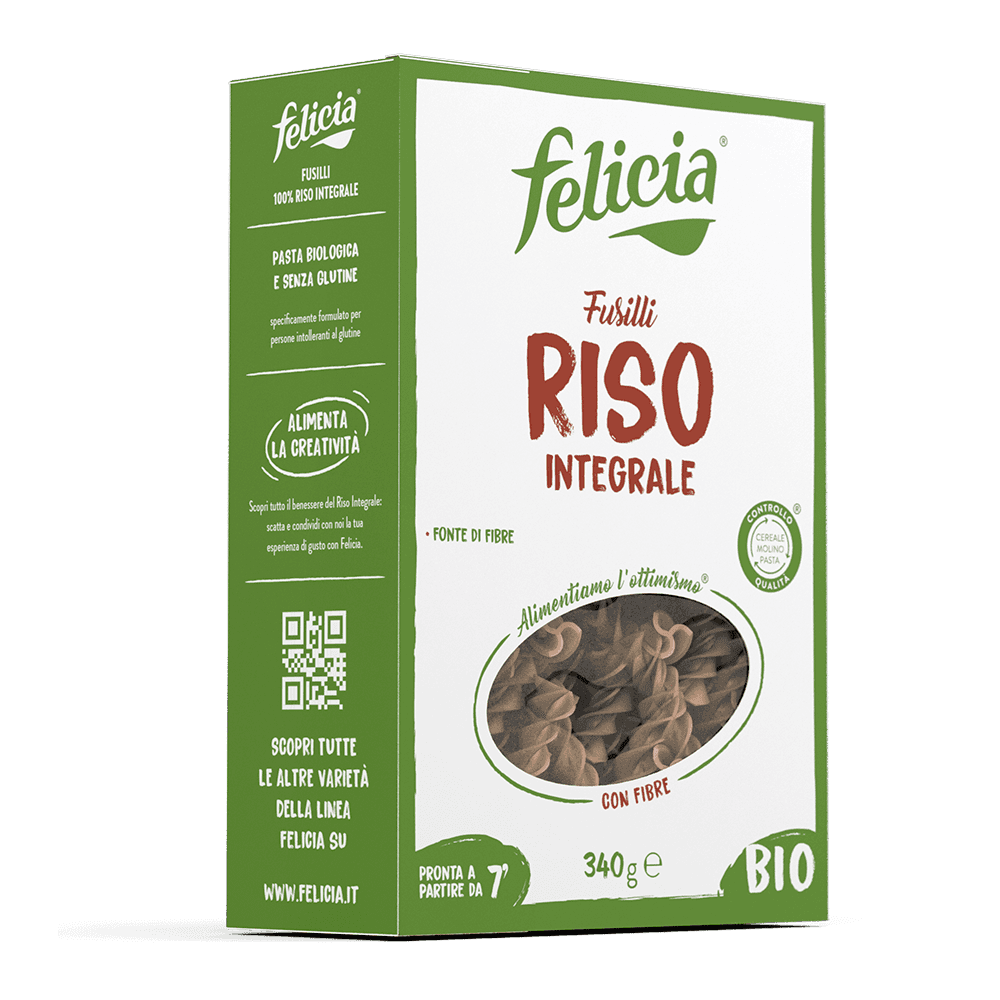 Felicia Bezlepkové Fusilli z hnedej ryže 250 g