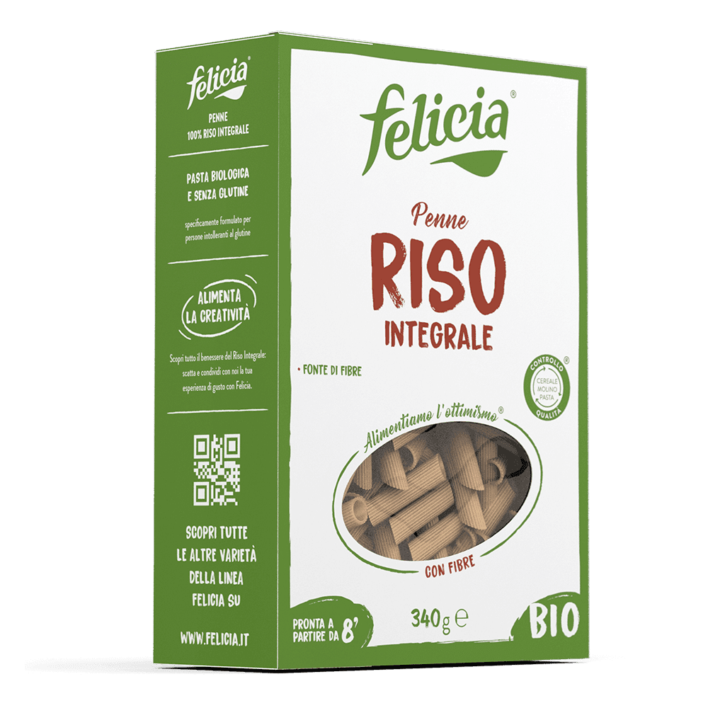 Felicia Bio celozrnné ryžové penne cestoviny 250 g