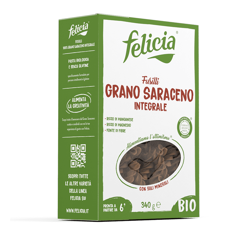 Felicia Bezgluténové celozrnné pohánkové fusilli 250 g