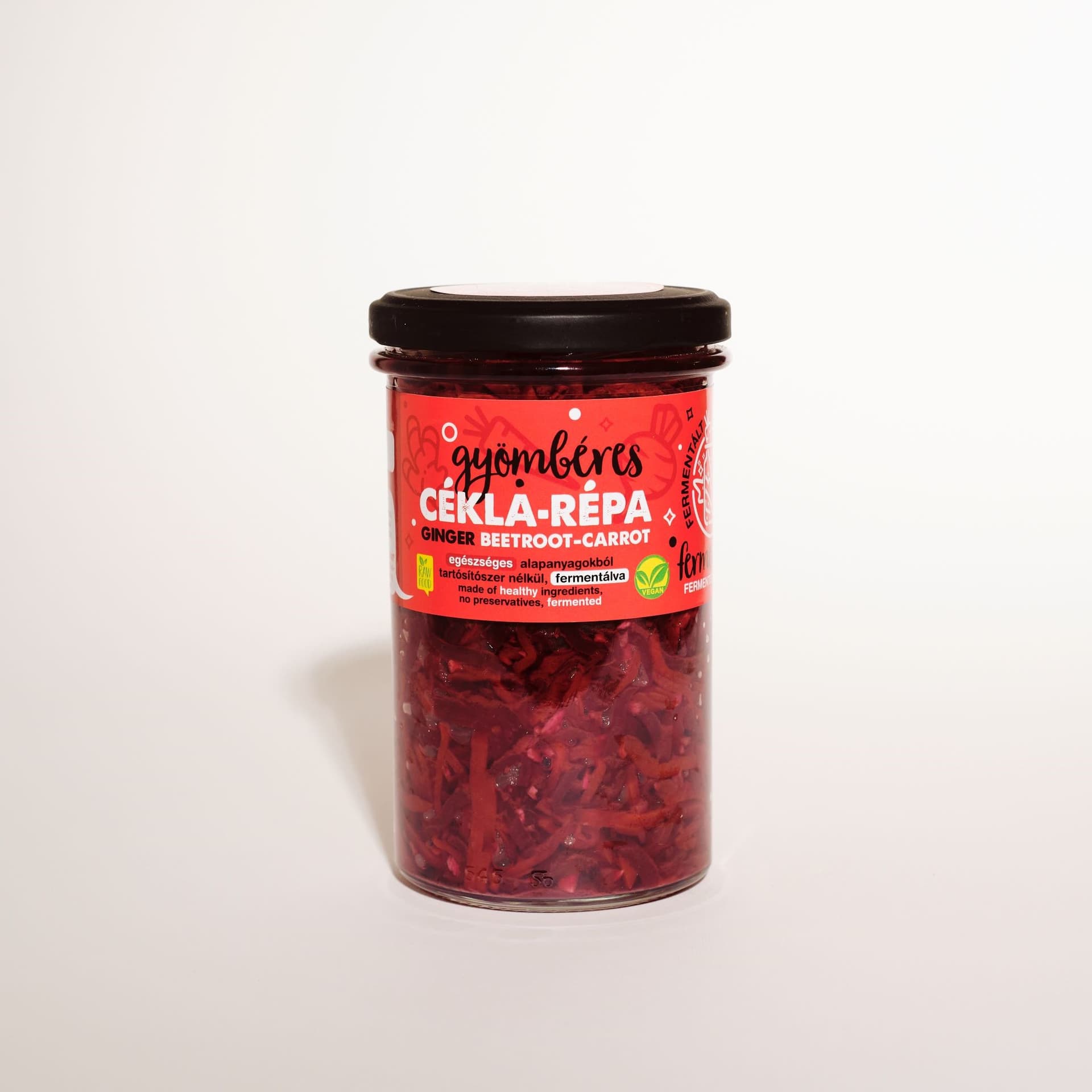 Fermentini fermentované zázvorové cviklové mrkve 450 g