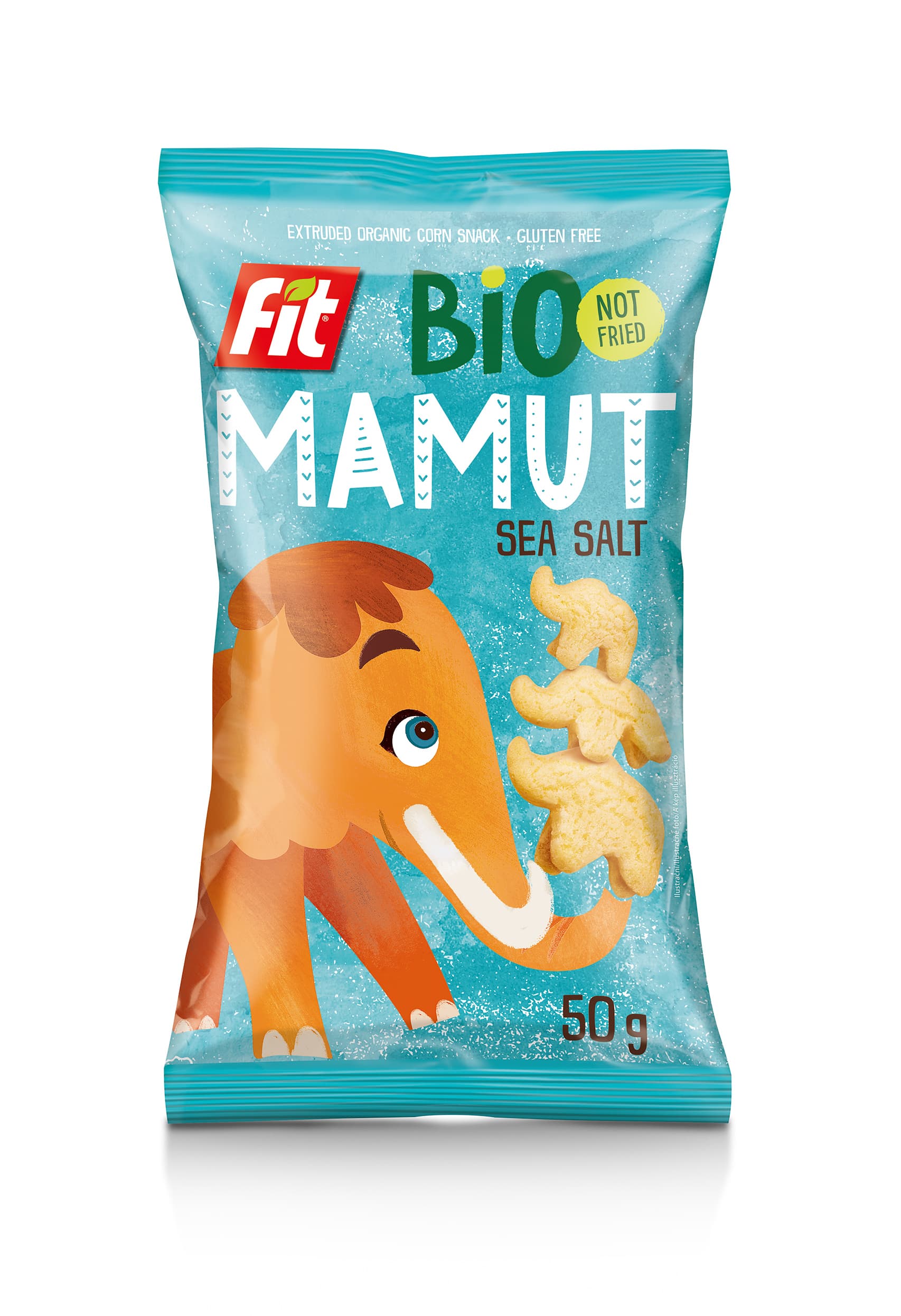 Fit bio mamut extrudovaný bezlepkový snack so solenej chuti 50 g