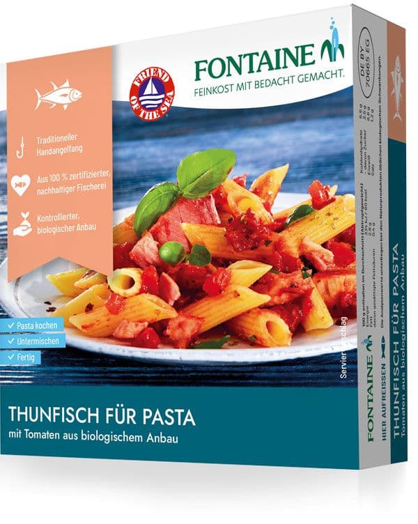 Fontaine tonhalová cestovinová omáčka s bio paradajkami 200 g