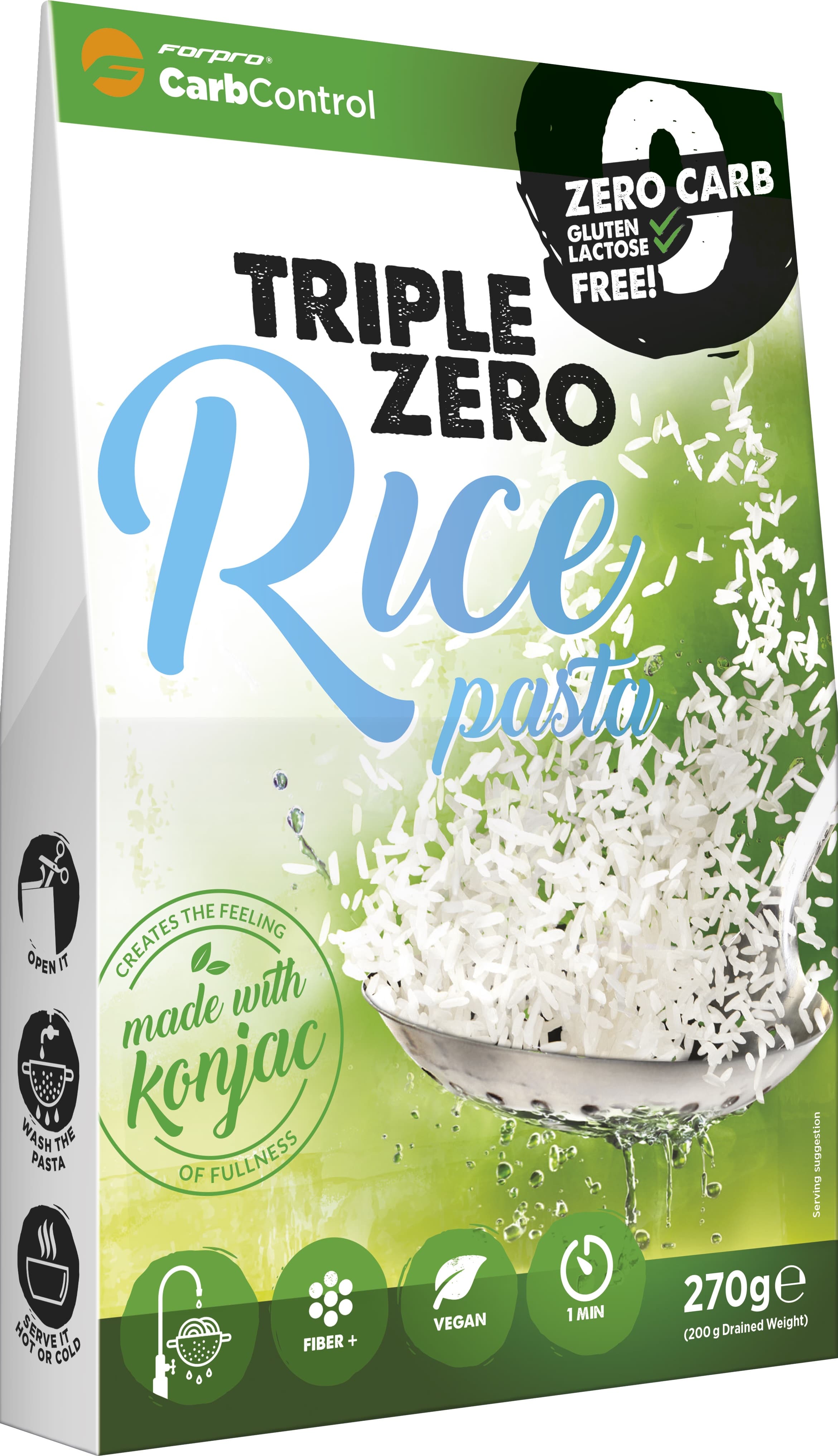 Forpro nulové kalorické tŕne - ryžový cukor/tuk/laktóza/glutén/sójové bez 270 g
