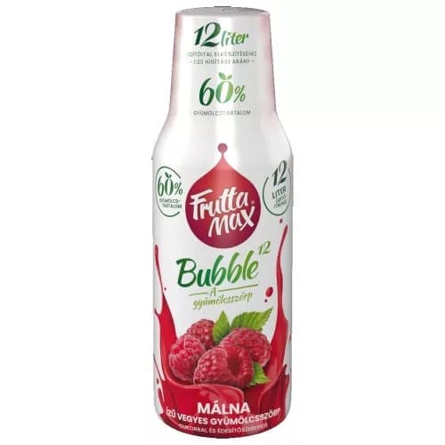 Fruttamax bubble 12 malina 500 ml