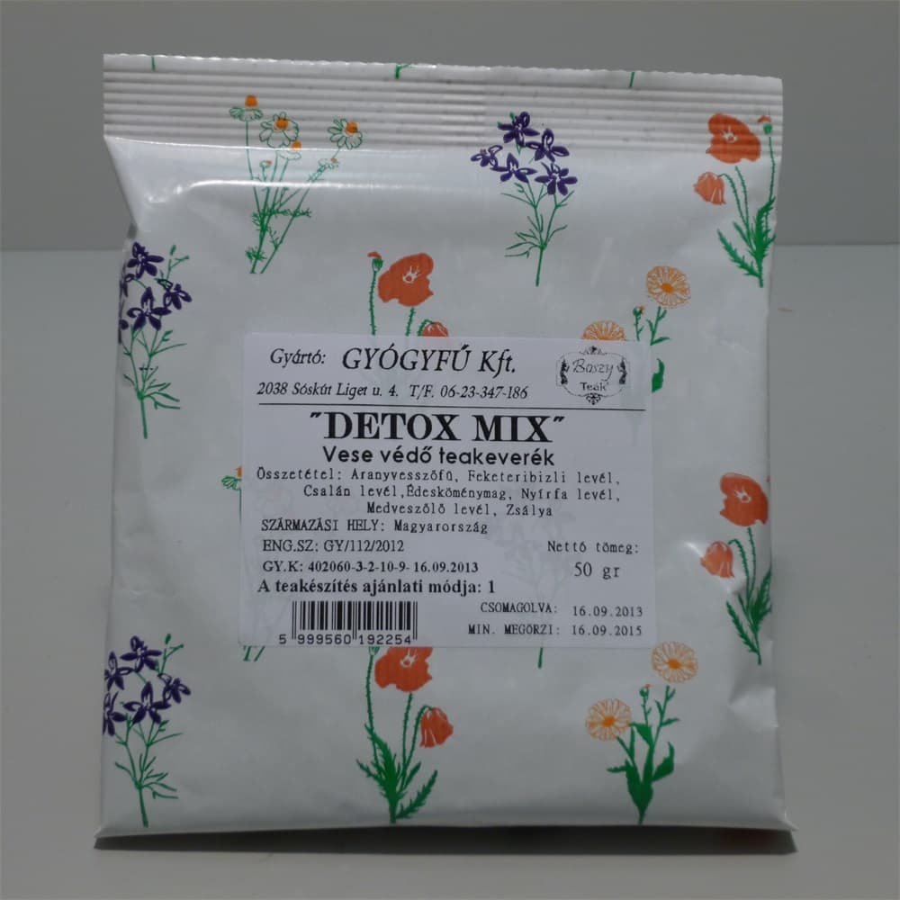 Gyógyfű Detoxikačný bylinný čaj na obličky 50 g - 27044