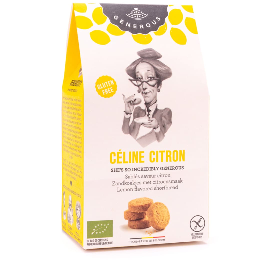Generous céline citron bezlepkové citrónové sušienky 100 g