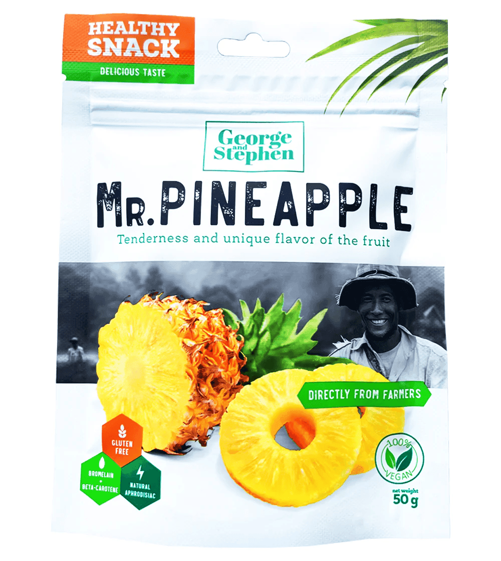 George & Stephen mr. pineapple prémiový sušený ananás 50 g