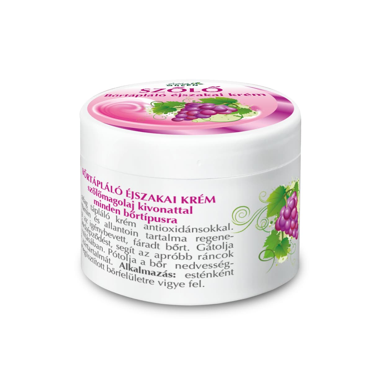 Golden Green nočný krém na výživu pokožky z hroznových semien pre všetky typy pleti 100 ml