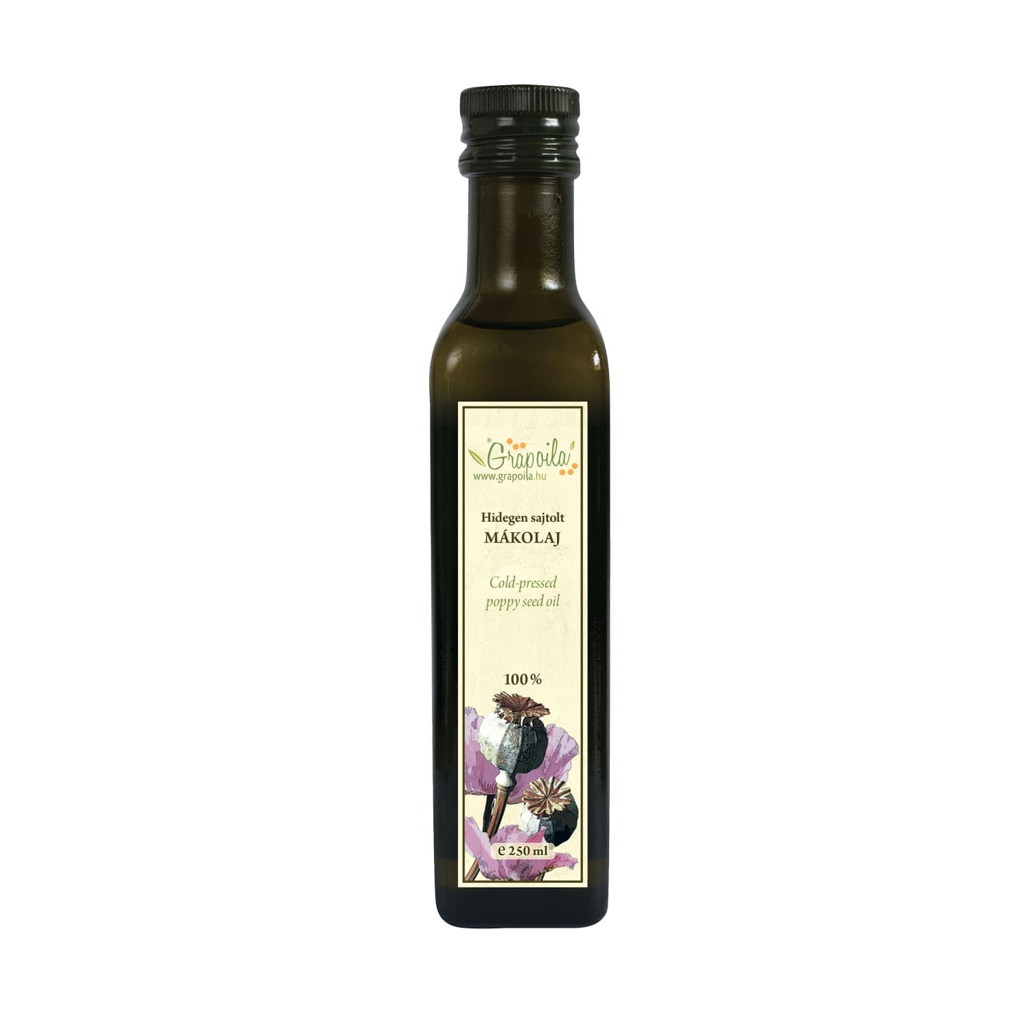 Grapoila za studena lisovaný makový olej 250 ml - 40311