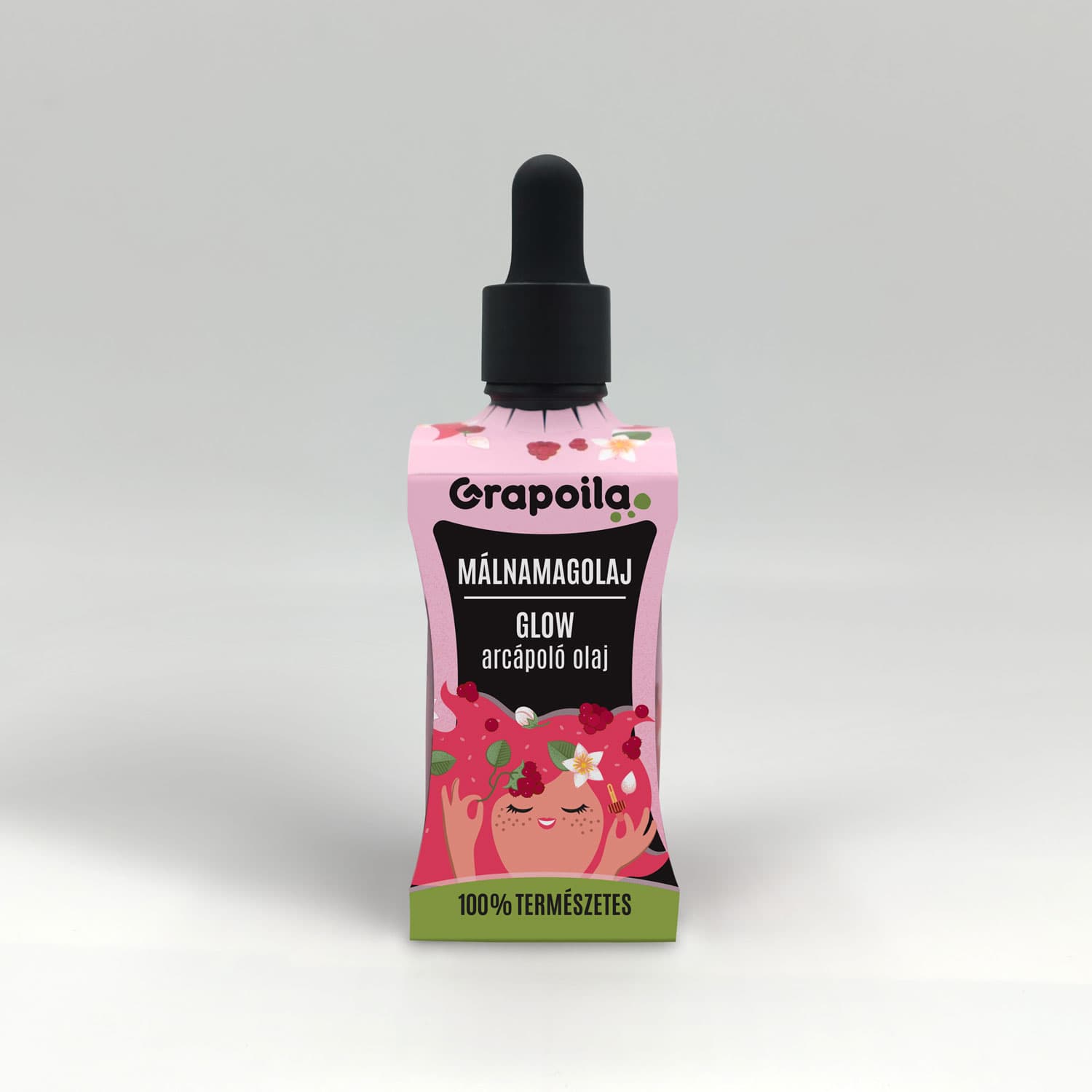 Grapoila malinový olej na tvár glow 50 ml