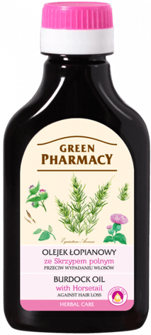 Green Pharmacy Bylinný olej na vlasy s lopúchom a prasličkou 230 g - 93769