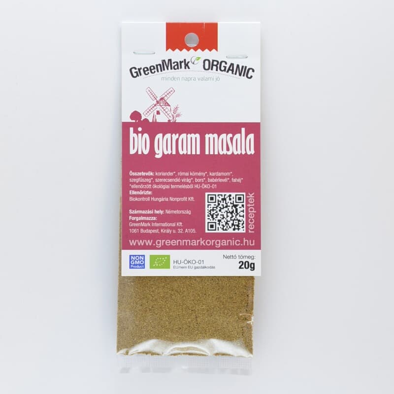 GreenMark Organic Garam Masala bio korenie 20 g