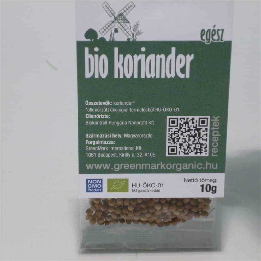 GreenMark Organic bio Koriander celý 10 g - 27440