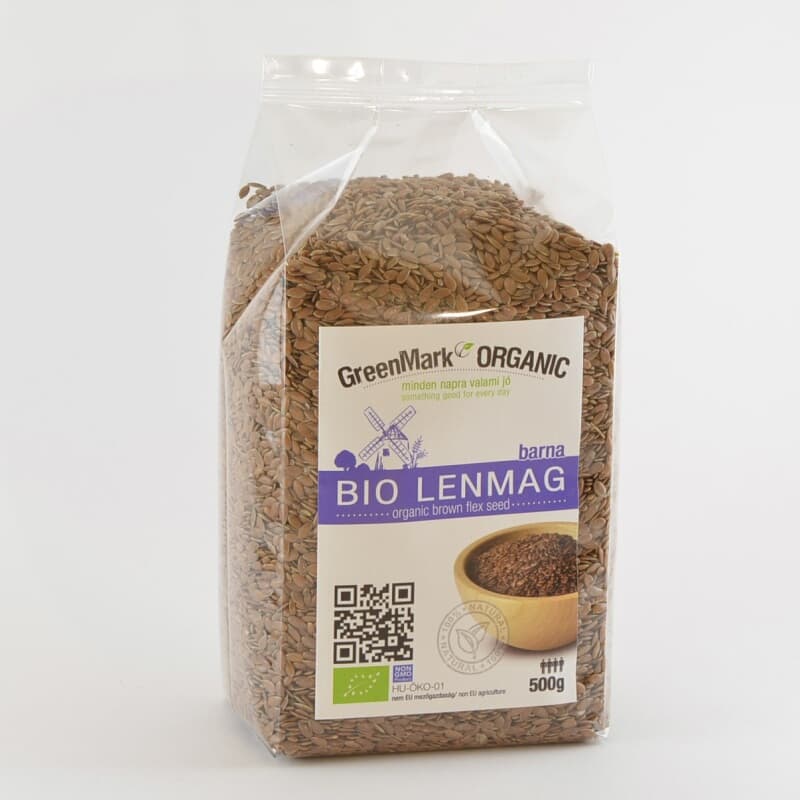 GreenMark Organické hnedé ľanové semienka 500 g - 26776
