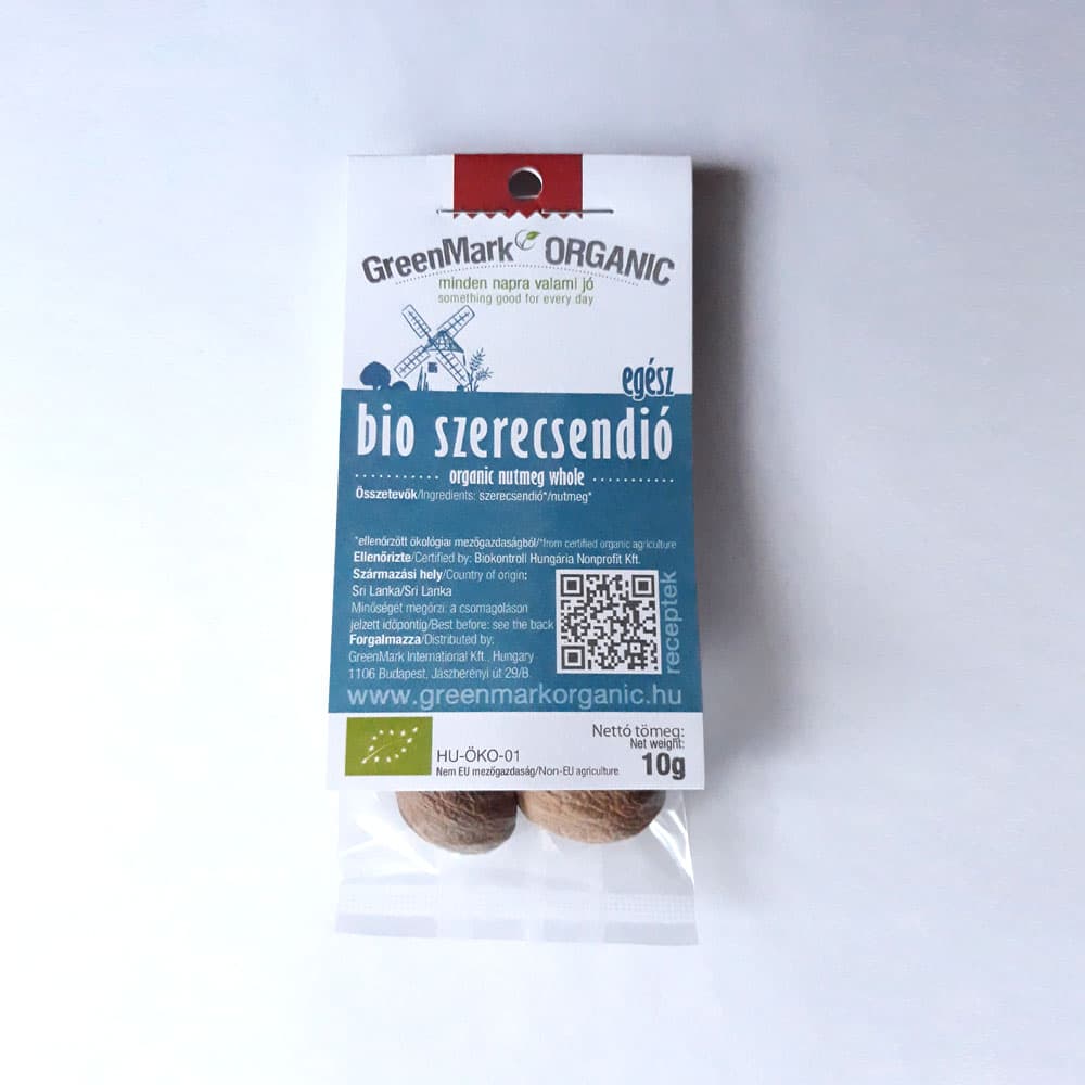 GreenMark Organic celý muškátový oriešok 10 g