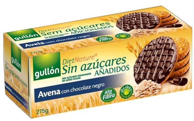 Gullón avena jedlá čokoládové ovsené koláče bez pridaného cukru 275 g