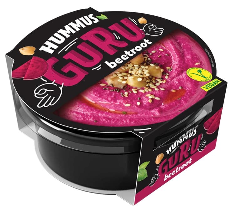 Guru hummus nátierka z cíceru s cviklou 180 g
