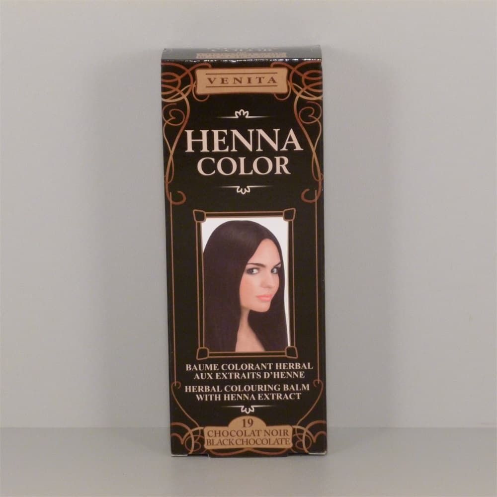 Farba na vlasy Henna Color č. 19 čierna čokoláda 75 ml