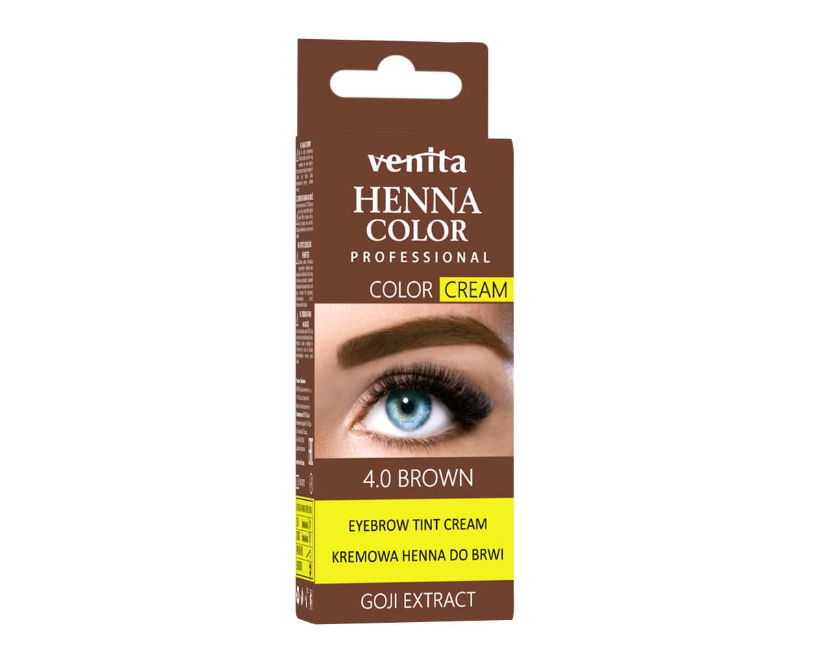 Venita Krémová henna na obočie Hnedá 30 g - 91757