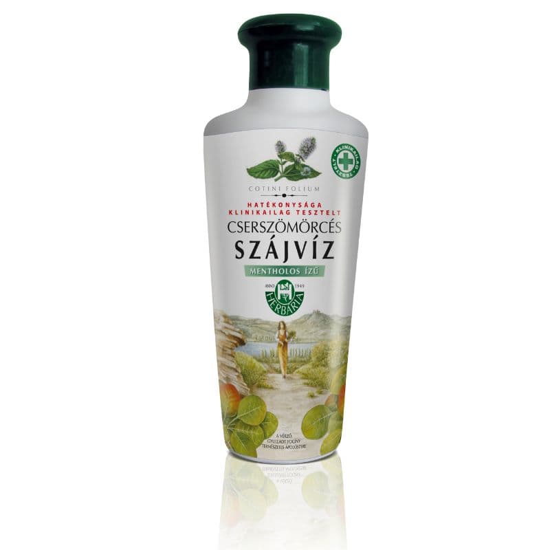 Herbária ústna voda so škumpou, mentolová 250 ml
