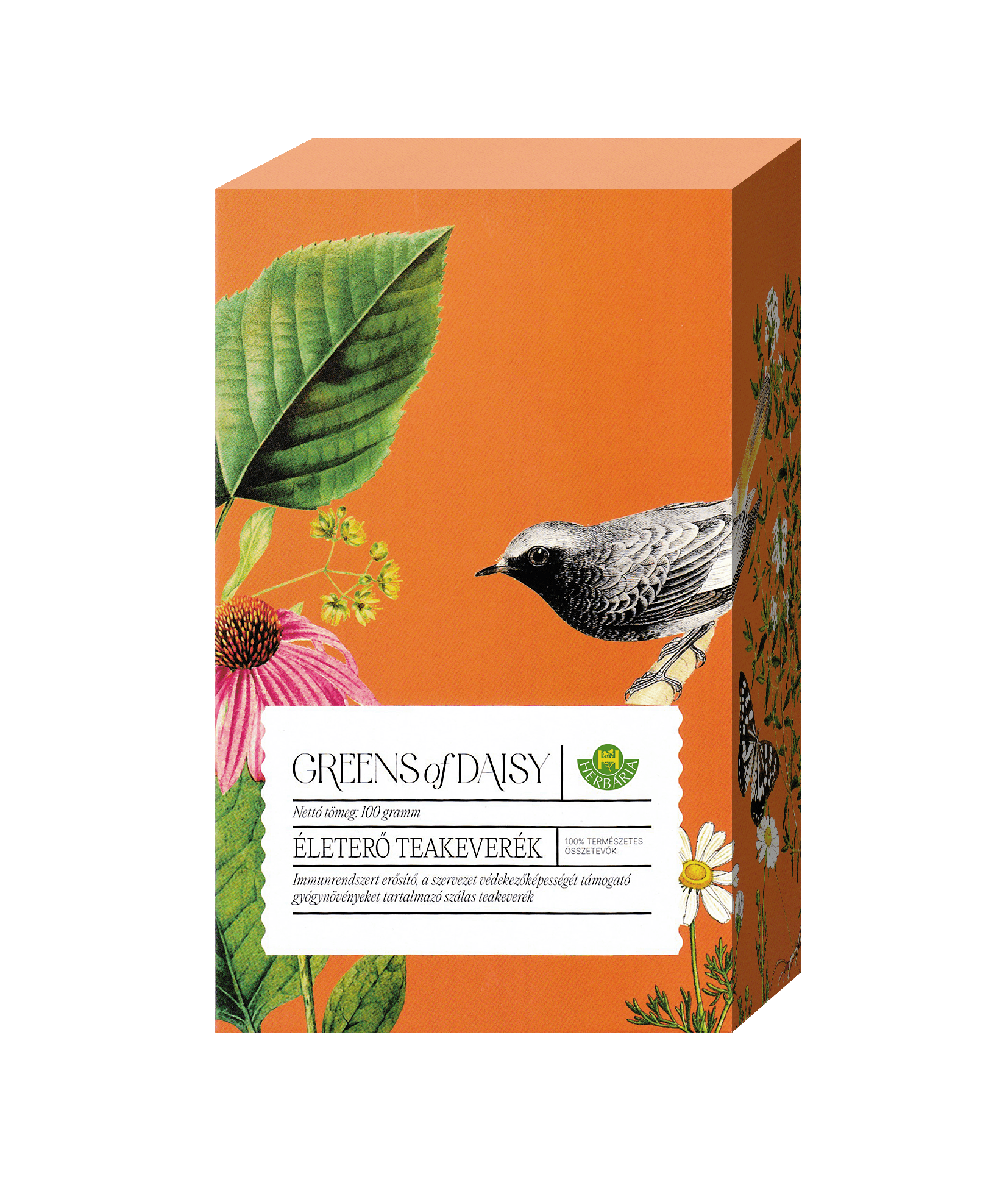 Herbária greens of daisy energie čajová zmes 100 g