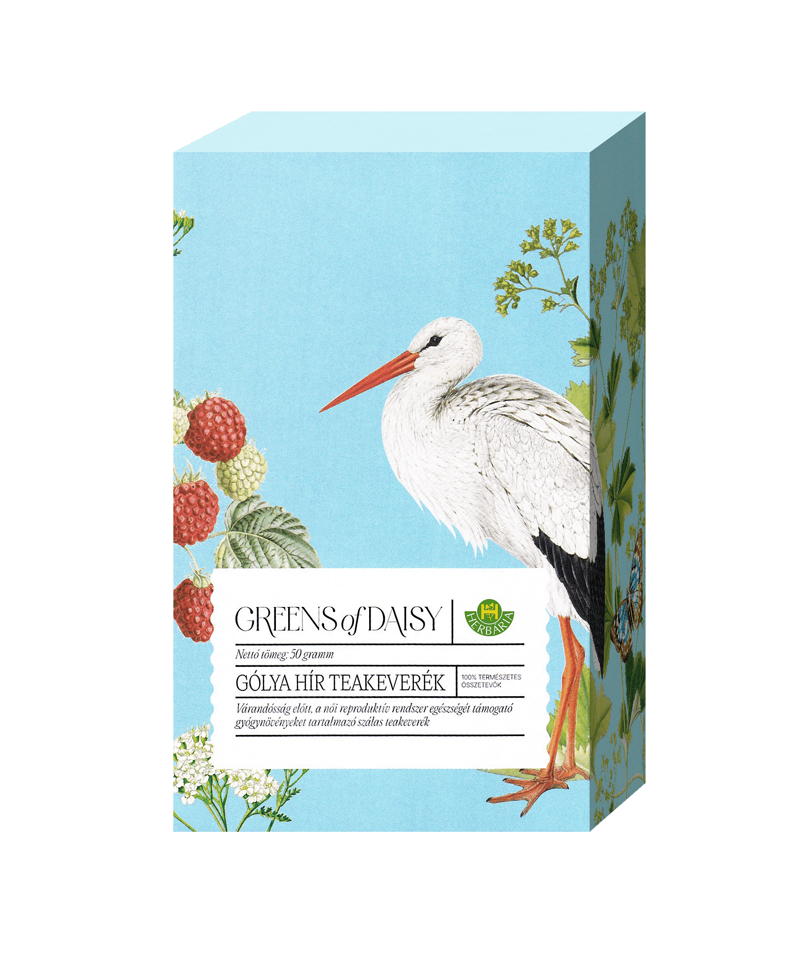 Herbária greens of daisy gólyahír čajová zmes 50 g
