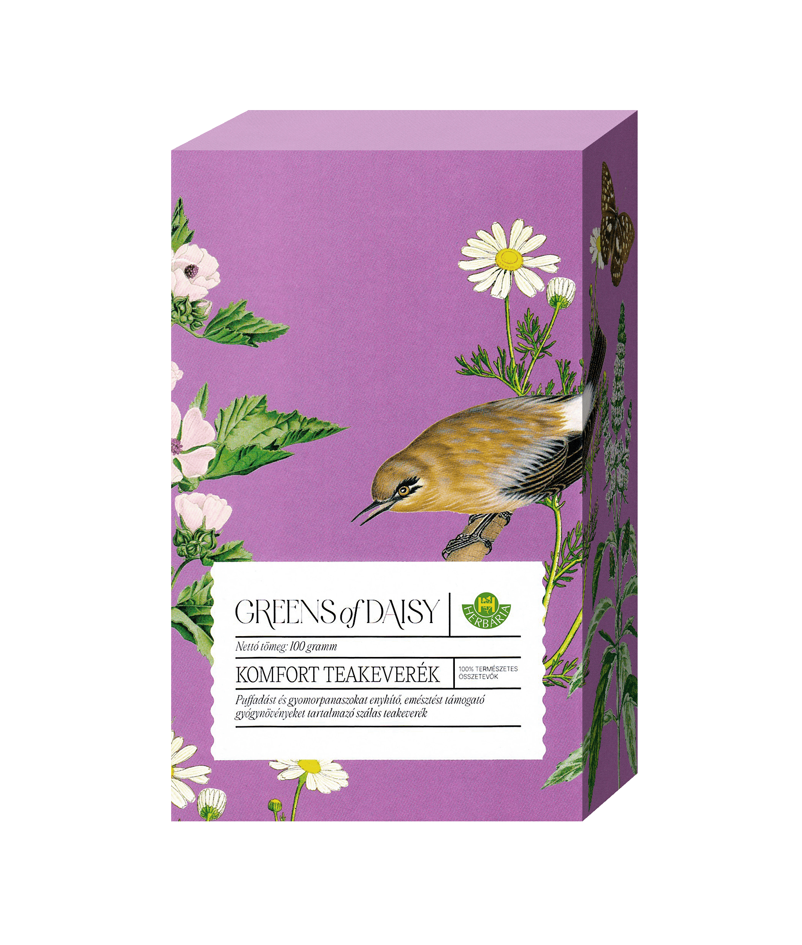 Herbária greens of daisy komfort čajová zmes 100 g