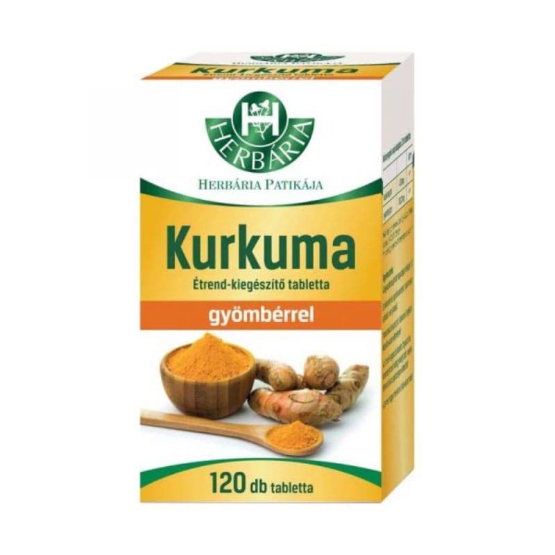Herbária kurkuma -zázvor kapsule 120 ks