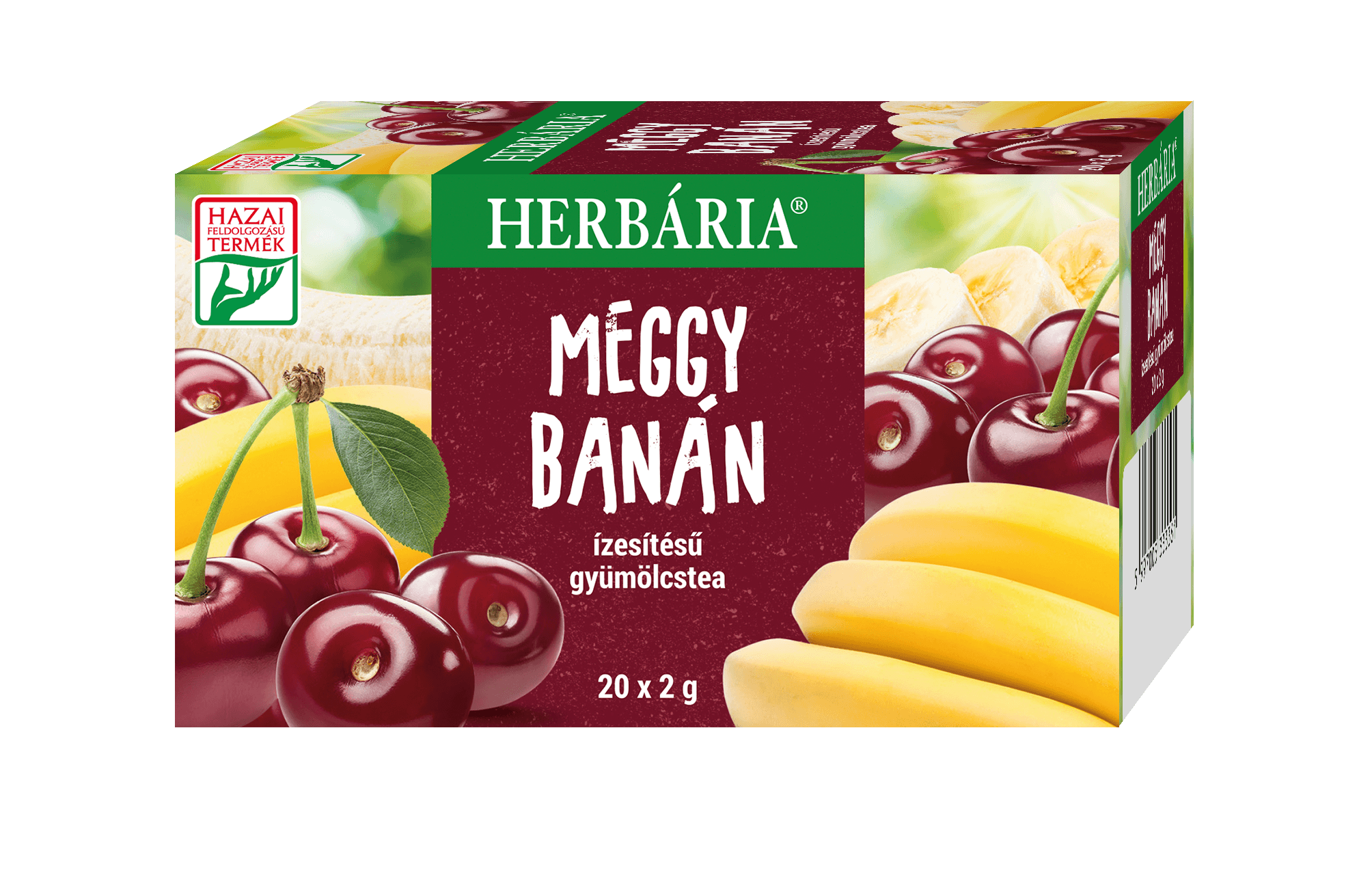 Herbária čerešňovo-banánová príchuť ovocný čaj 20x2g 40 g
