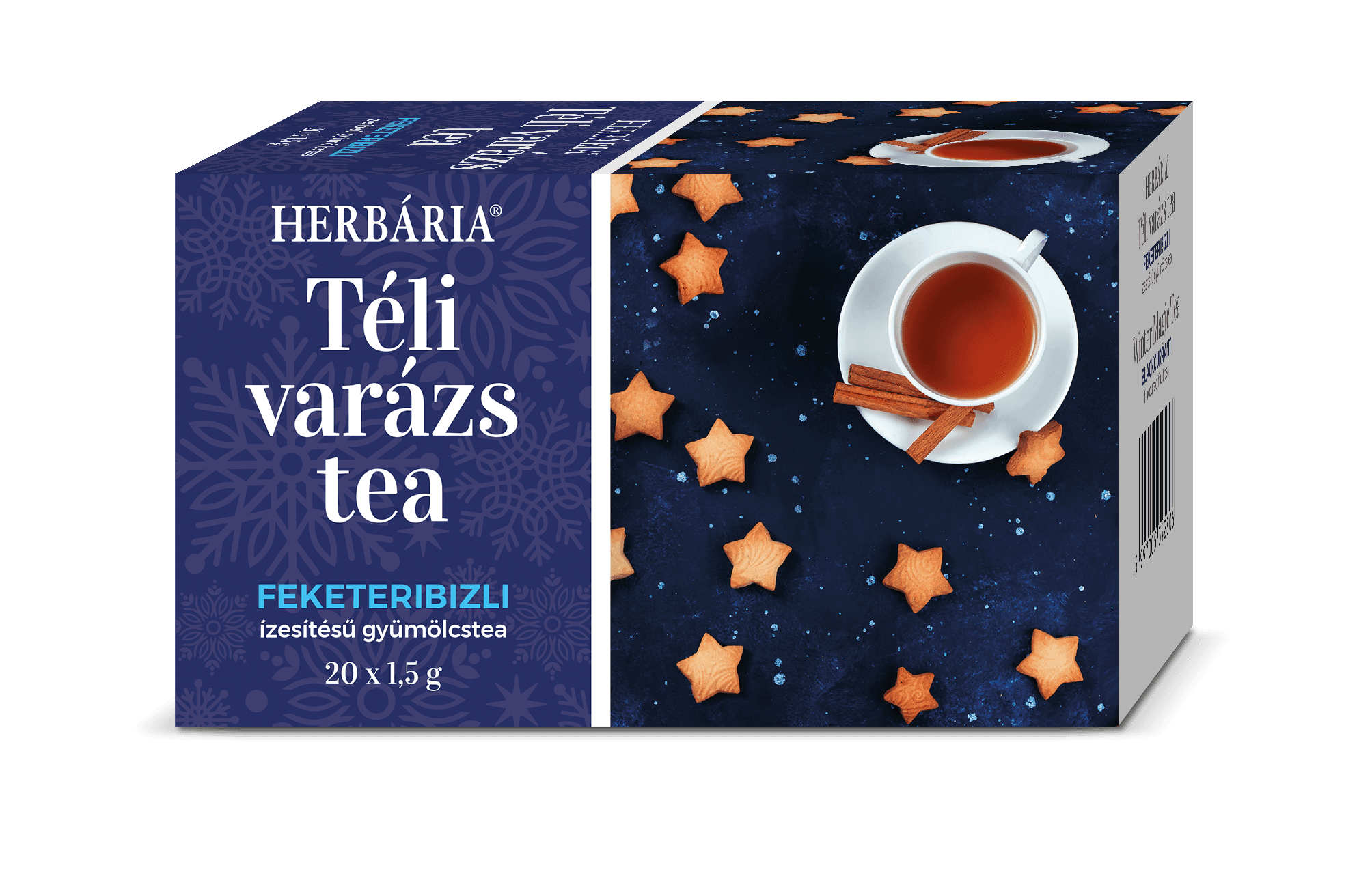 Herbária Čaj Zimné kúzlo s príchuťou čiernych ríbezlí 30 g - 28156